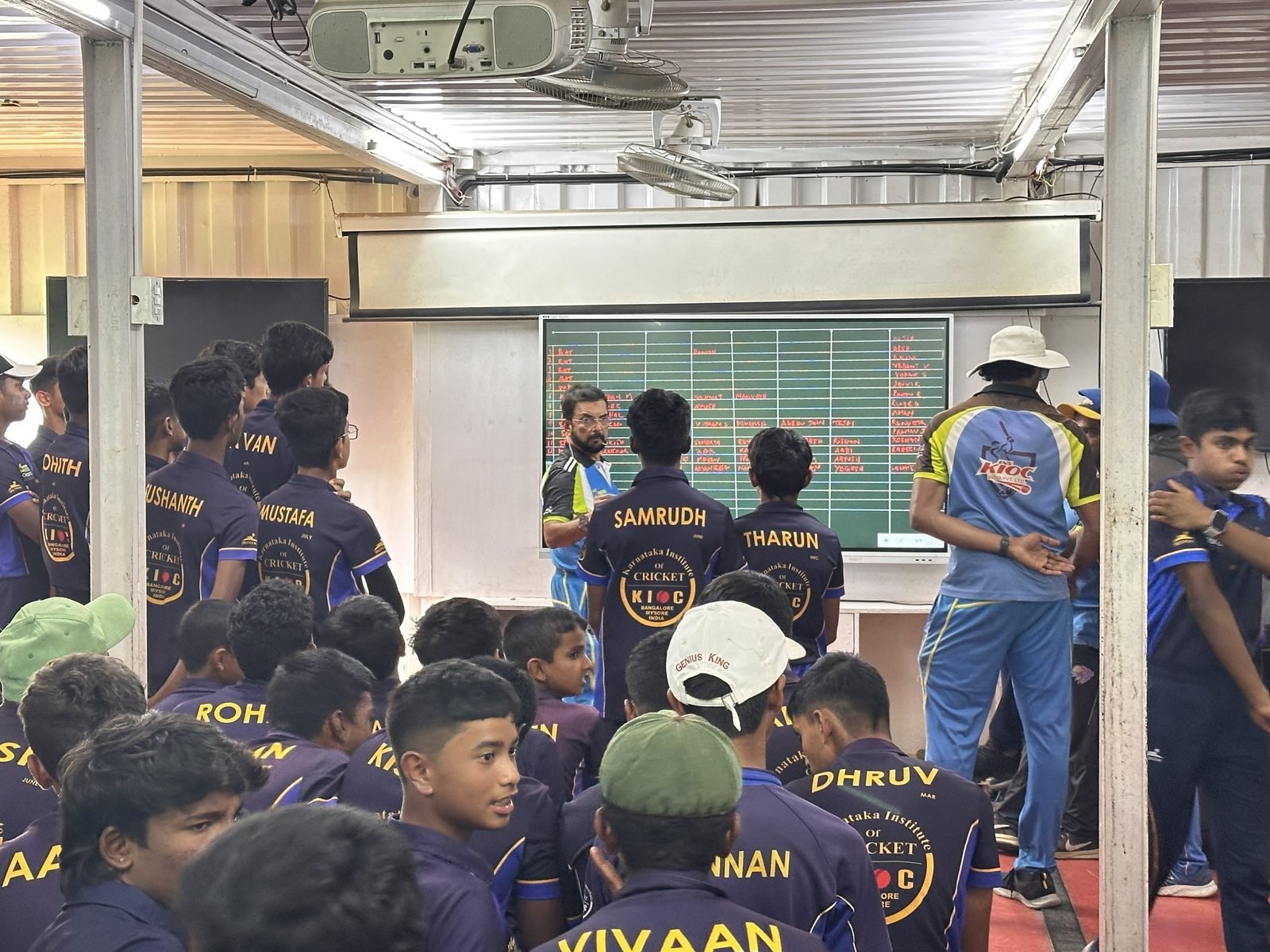 Team selection session at KIOC