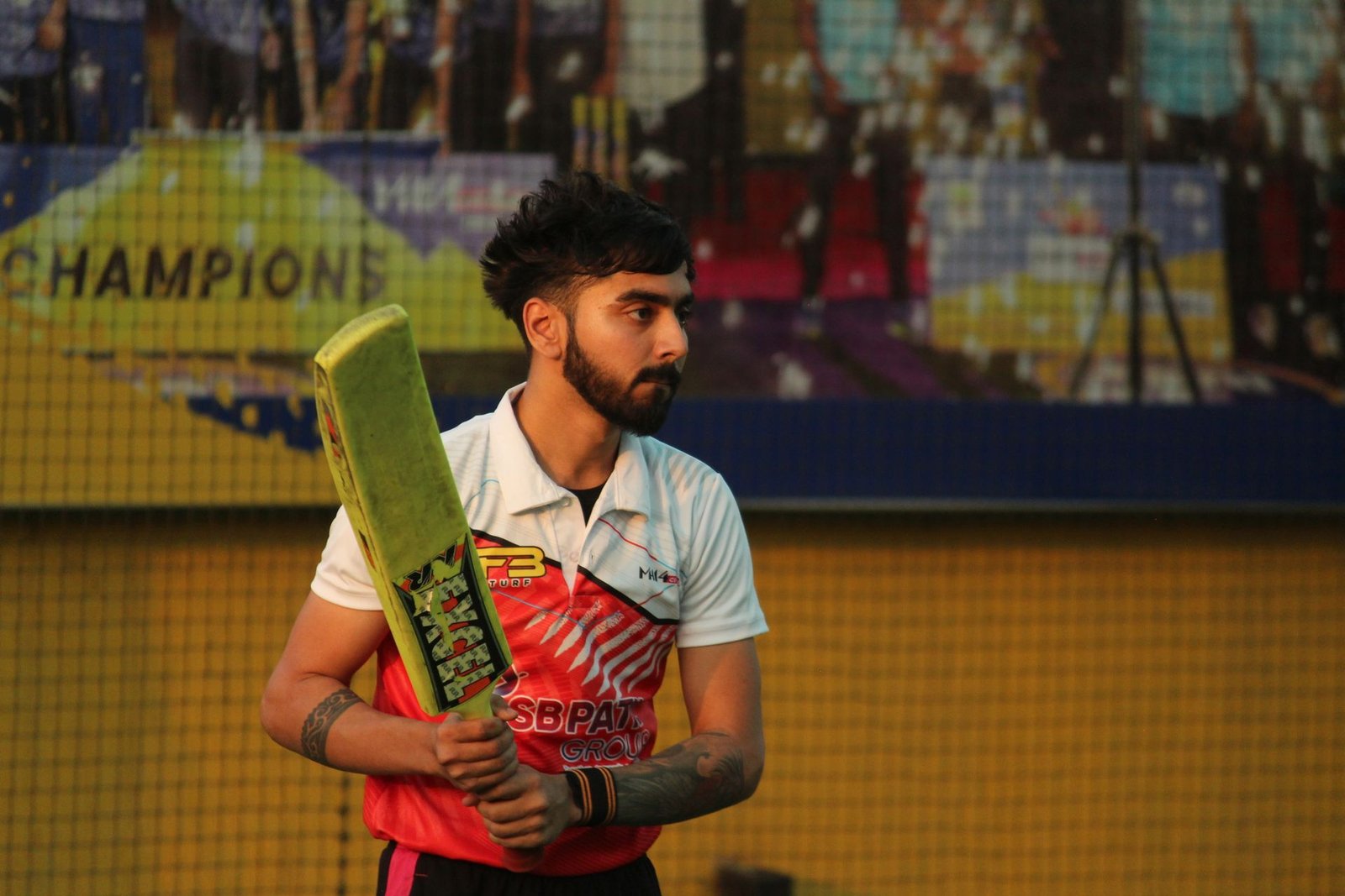 Cricketers training at VB PASE Cricket Academy